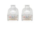 Eaton Tripp Lite Series Cat6 Gigabit Snagless Slim UTP Ethernet Kabel (RJ45 Stecker/Stecker), Schwarz, 6-in. (15.24 cm)