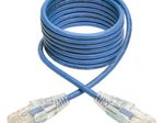 Eaton Tripp Lite Series Cat6 Gigabit Snagless Slim UTP Ethernet Kabel (RJ45 Stecker/Stecker), Blue, 5 ft. (1.52 m)