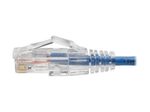Eaton Tripp Lite Series Cat6 Gigabit Snagless Slim UTP Ethernet Kabel (RJ45 Stecker/Stecker), Blue, 6-in. (15.24 cm)