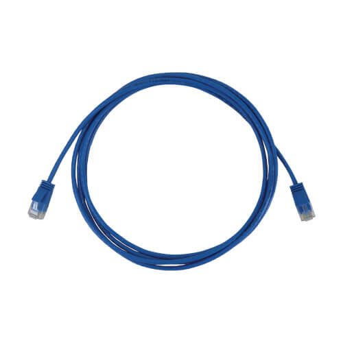Eaton Tripp Lite Series Cat6a 10G Snagless Molded Slim UTP Ethernet Kabel (RJ45 Stecker/Stecker), PoE, Blue, 7 ft. (2.1 m)