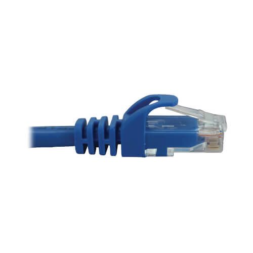 Eaton Tripp Lite Series Cat6a 10G Snagless Molded UTP Ethernet Kabel (RJ45 Stecker/Stecker), PoE, Blue, 100 ft. (30.5 m)