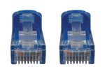 Eaton Tripp Lite Series Cat6a 10G Snagless Molded UTP Ethernet Kabel (RJ45 Stecker/Stecker), PoE, Blue, 25 ft. (7.6 m)