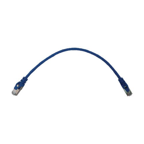 Eaton Tripp Lite Series Cat6a 10G Snagless Shielded Slim STP Ethernet Kabel (RJ45 Stecker/Stecker), PoE, Blue, 1 ft. (0.3 m)