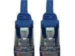 Eaton Tripp Lite Series Cat6a 10G Snagless Shielded Slim STP Ethernet Kabel (RJ45 Stecker/Stecker), PoE, Blue, 25 ft. (7.6 m)