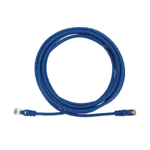 Eaton Tripp Lite Series Cat6a 10G Snagless Shielded Slim STP Ethernet Kabel (RJ45 Stecker/Stecker), PoE, Blue, 25 ft. (7.6 m)