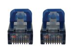 Eaton Tripp Lite Series Cat6a 10G Snagless Shielded Slim STP Ethernet Kabel (RJ45 Stecker/Stecker), PoE, Blue, 25 ft. (7.6 m)