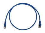 Eaton Tripp Lite Series Cat6a 10G Snagless Shielded Slim STP Ethernet Kabel (RJ45 Stecker/Stecker), PoE, Blue, 3 ft. (0.9 m)