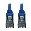 Eaton Tripp Lite Series Cat6a 10G Snagless Shielded Slim STP Ethernet Kabel (RJ45 Stecker/Stecker), PoE, Blue, 7 ft. (2.1 m)
