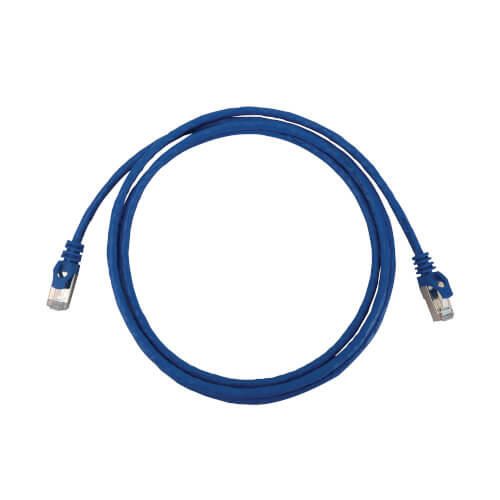 Eaton Tripp Lite Series Cat6a 10G Snagless Shielded Slim STP Ethernet Kabel (RJ45 Stecker/Stecker), PoE, Blue, 7 ft. (2.1 m)