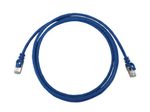 Eaton Tripp Lite Series Cat6a 10G Snagless Shielded Slim STP Ethernet Kabel (RJ45 Stecker/Stecker), PoE, Blue, 7 ft. (2.1 m)