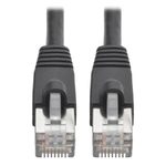 Eaton Tripp Lite Series Cat6a 10G Snagless Shielded STP Ethernet Kabel (RJ45 Stecker/Stecker), PoE, Schwarz, 15 ft. (4.57 m)