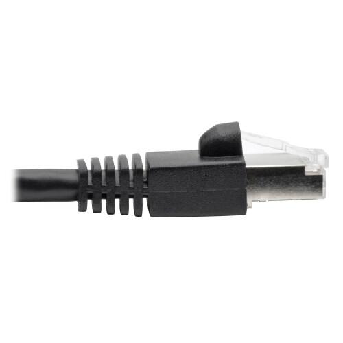 Eaton Tripp Lite Series Cat6a 10G Snagless Shielded STP Ethernet Kabel (RJ45 Stecker/Stecker), PoE, Schwarz, 15 ft. (4.57 m)