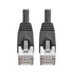 Eaton Tripp Lite Series Cat6a 10G Snagless Shielded STP Ethernet Kabel (RJ45 Stecker/Stecker), PoE, Schwarz, 25 ft. (7.62 m)