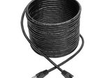 Eaton Tripp Lite Series Cat6a 10G Snagless Shielded STP Ethernet Kabel (RJ45 Stecker/Stecker), PoE, Schwarz, 25 ft. (7.62 m)