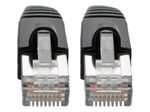Eaton Tripp Lite Series Cat6a 10G Snagless Shielded STP Ethernet Kabel (RJ45 Stecker/Stecker), PoE, Schwarz, 25 ft. (7.62 m)