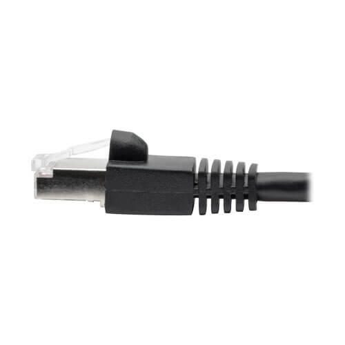 Eaton Tripp Lite Series Cat6a 10G Snagless Shielded STP Ethernet Kabel (RJ45 Stecker/Stecker), PoE, Schwarz, 25 ft. (7.62 m)