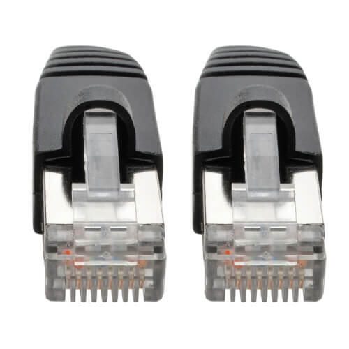 Eaton Tripp Lite Series Cat6a 10G Snagless Shielded STP Ethernet Kabel (RJ45 Stecker/Stecker), PoE, Schwarz, 30 ft. (9.14 m)