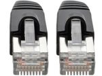 Eaton Tripp Lite Series Cat6a 10G Snagless Shielded STP Ethernet Kabel (RJ45 Stecker/Stecker), PoE, Schwarz, 30 ft. (9.14 m)
