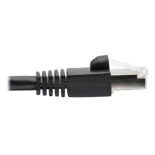 Eaton Tripp Lite Series Cat6a 10G Snagless Shielded STP Ethernet Kabel (RJ45 Stecker/Stecker), PoE, Schwarz, 30 ft. (9.14 m)