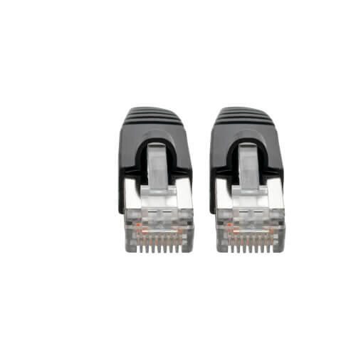Eaton Tripp Lite Series Cat6a 10G Snagless Shielded STP Ethernet Kabel (RJ45 Stecker/Stecker), PoE, Schwarz, 35 ft. (10.67 m)