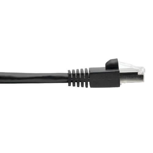 Eaton Tripp Lite Series Cat6a 10G Snagless Shielded STP Ethernet Kabel (RJ45 Stecker/Stecker), PoE, Schwarz, 35 ft. (10.67 m)