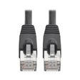 Eaton Tripp Lite Series Cat6a 10G Snagless Shielded STP Ethernet Kabel (RJ45 Stecker/Stecker), PoE, Schwarz, 5 ft. (1.52 m)