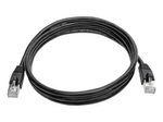 Eaton Tripp Lite Series Cat6a 10G Snagless Shielded STP Ethernet Kabel (RJ45 Stecker/Stecker), PoE, Schwarz, 5 ft. (1.52 m)