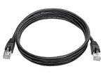 Eaton Tripp Lite Series Cat6a 10G Snagless Shielded STP Ethernet Kabel (RJ45 Stecker/Stecker), PoE, Schwarz, 6 ft. (1.83 m)