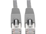Eaton Tripp Lite Series Cat6a 10G Snagless Shielded STP Ethernet Kabel (RJ45 Stecker/Stecker), PoE, Gray, 10 ft. (3.05 m)