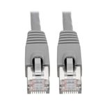 Eaton Tripp Lite Series Cat6a 10G Snagless Shielded STP Ethernet Kabel (RJ45 Stecker/Stecker), PoE, Gray, 10 ft. (3.05 m)