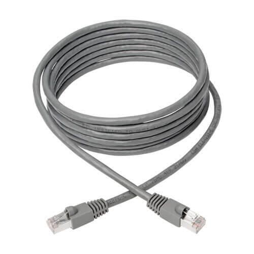 Eaton Tripp Lite Series Cat6a 10G Snagless Shielded STP Ethernet Kabel (RJ45 Stecker/Stecker), PoE, Gray, 10 ft. (3.05 m)