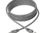 Eaton Tripp Lite Series Cat6a 10G Snagless Shielded STP Ethernet Kabel (RJ45 Stecker/Stecker), PoE, Gray, 10 ft. (3.05 m)
