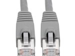 Eaton Tripp Lite Series Cat6a 10G Snagless Shielded STP Ethernet Kabel (RJ45 Stecker/Stecker), PoE, Gray, 25 ft. (7.62 m)