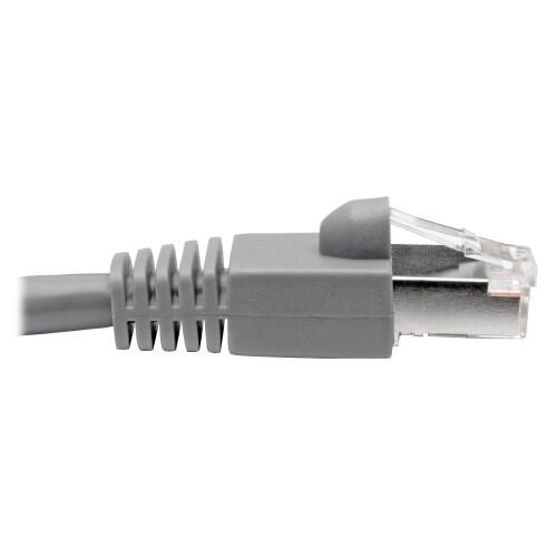 Eaton Tripp Lite Series Cat6a 10G Snagless Shielded STP Ethernet Kabel (RJ45 Stecker/Stecker), PoE, Gray, 25 ft. (7.62 m)