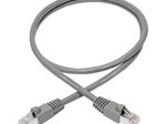 Eaton Tripp Lite Series Cat6a 10G Snagless Shielded STP Ethernet Kabel (RJ45 Stecker/Stecker), PoE, Gray, 3 ft. (0.91 m)