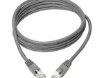 Eaton Tripp Lite Series Cat6a 10G Snagless Shielded STP Ethernet Kabel (RJ45 Stecker/Stecker), PoE, Gray, 7 ft. (2.13 m)