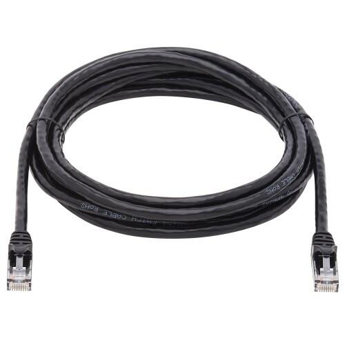 Eaton Tripp Lite Series Cat6a 10G Snagless UTP Ethernet Kabel (RJ45 Stecker/Stecker), Schwarz, 10 ft. (3.05 m)