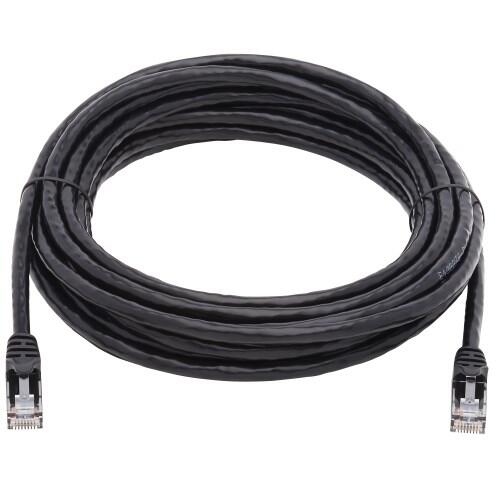Eaton Tripp Lite Series Cat6a 10G Snagless UTP Ethernet Kabel (RJ45 Stecker/Stecker), Schwarz, 25 ft. (7.62 m)