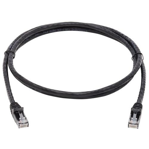 Eaton Tripp Lite Series Cat6a 10G Snagless UTP Ethernet Kabel (RJ45 Stecker/Stecker), Schwarz, 5 ft. (1.52 m)