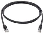 Eaton Tripp Lite Series Cat6a 10G Snagless UTP Ethernet Kabel (RJ45 Stecker/Stecker), Schwarz, 5 ft. (1.52 m)