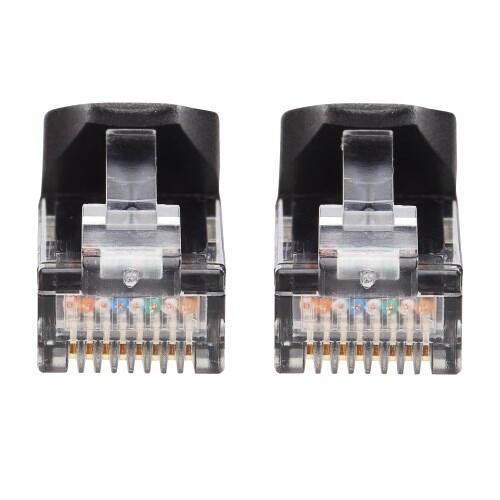 Eaton Tripp Lite Series Cat6a 10G Snagless UTP Ethernet Kabel (RJ45 Stecker/Stecker), Schwarz, 5 ft. (1.52 m)