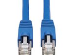 Eaton Tripp Lite Series Cat6a 10G-Certified Snagless F/UTP Ethernet Kabel (RJ45 Stecker/Stecker), PoE, CMR-LP, Blue, 6 ft. (1.83 m)