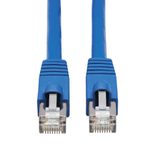 Eaton Tripp Lite Series Cat6a 10G-Certified Snagless F/UTP Ethernet Kabel (RJ45 Stecker/Stecker), PoE, CMR-LP, Blue, 6 ft. (1.83 m)