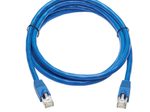 Eaton Tripp Lite Series Cat6a 10G-Certified Snagless F/UTP Ethernet Kabel (RJ45 Stecker/Stecker), PoE, CMR-LP, Blue, 6 ft. (1.83 m)