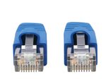 Eaton Tripp Lite Series Cat6a 10G-Certified Snagless F/UTP Ethernet Kabel (RJ45 Stecker/Stecker), PoE, CMR-LP, Blue, 6 ft. (1.83 m)