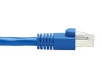 Eaton Tripp Lite Series Cat6a 10G-Certified Snagless F/UTP Ethernet Kabel (RJ45 Stecker/Stecker), PoE, CMR-LP, Blue, 6 ft. (1.83 m)