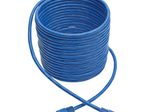 Eaton Tripp Lite Series Cat6a 10G-Certified Snagless Shielded STP Ethernet Kabel (RJ45 Stecker/Stecker), PoE, Blue, 30 ft. (9.14 m)