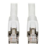 Eaton Tripp Lite Series Cat8 25G/40G Certified Snagless Shielded S/FTP Ethernet Kabel (RJ45 Stecker/Stecker), PoE, White, 10 ft. (3.05 m)