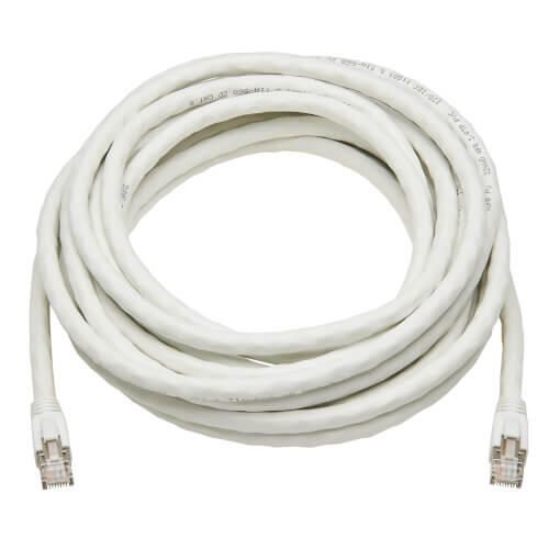 Eaton Tripp Lite Series Cat8 25G/40G Certified Snagless Shielded S/FTP Ethernet Kabel (RJ45 Stecker/Stecker), PoE, White, 25 ft. (7.62 m)
