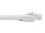 Eaton Tripp Lite Series Cat8 25G/40G Certified Snagless Shielded S/FTP Ethernet Kabel (RJ45 Stecker/Stecker), PoE, White, 25 ft. (7.62 m)